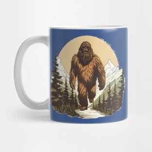 Dope Sasquatch in Nature Mug